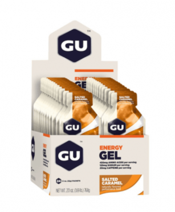 GU Gel Saltet Caramel | Energi gel med koffein